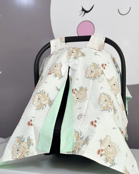Pčelica prekrivač za nosiljku, Koala/Mint