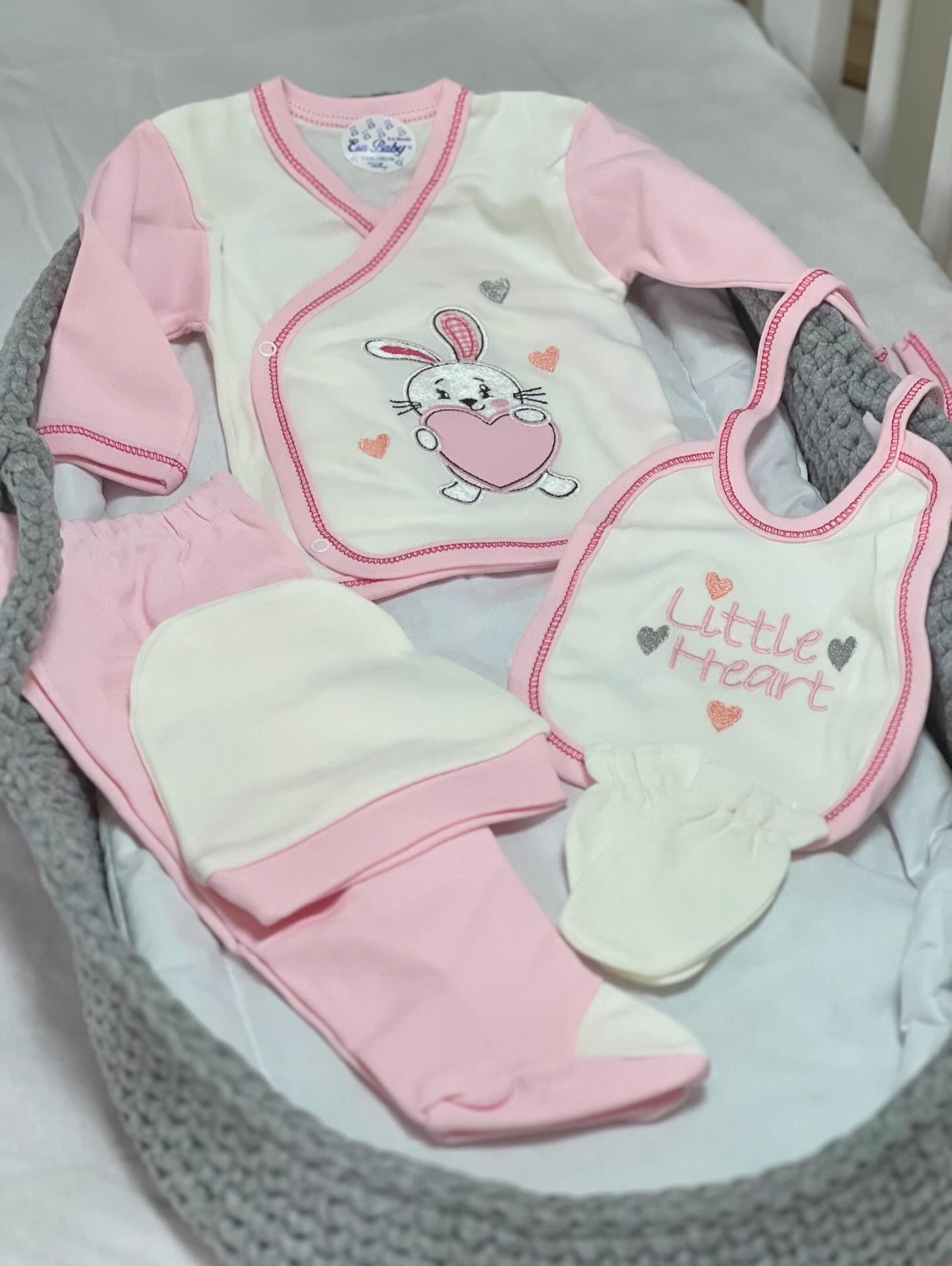 Esa set odjeće 5/1, Little Heart Pink
