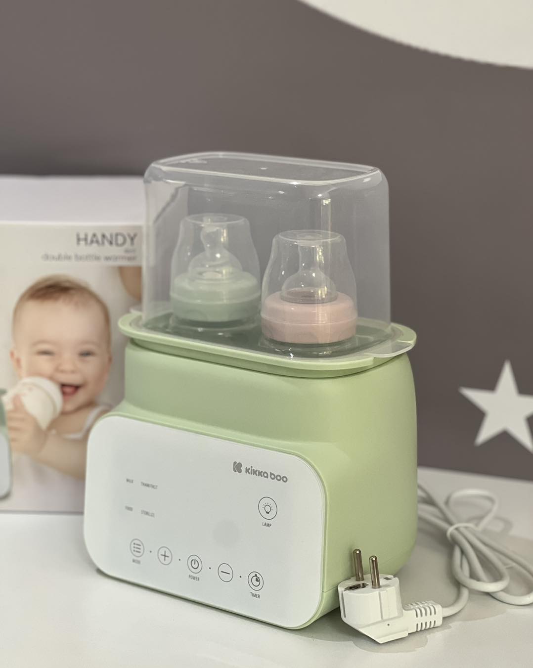 Kikka boo dvostruki grijač za boce Handy 4/1