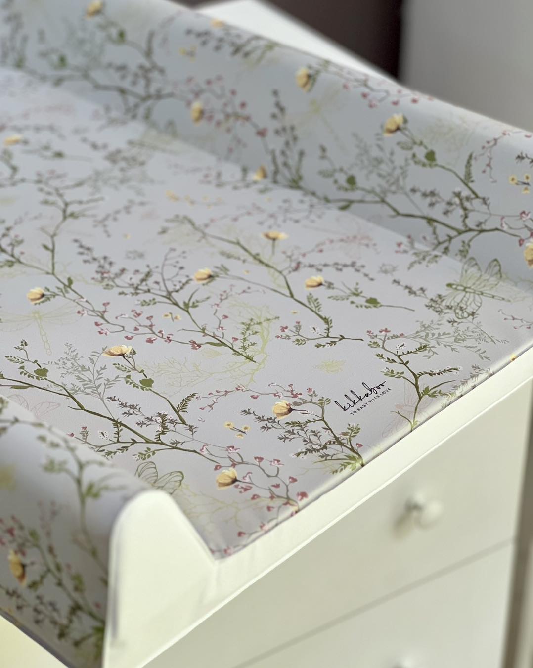 Kikka boo tvrda podloga za presvlačenje, Secret Garden Green