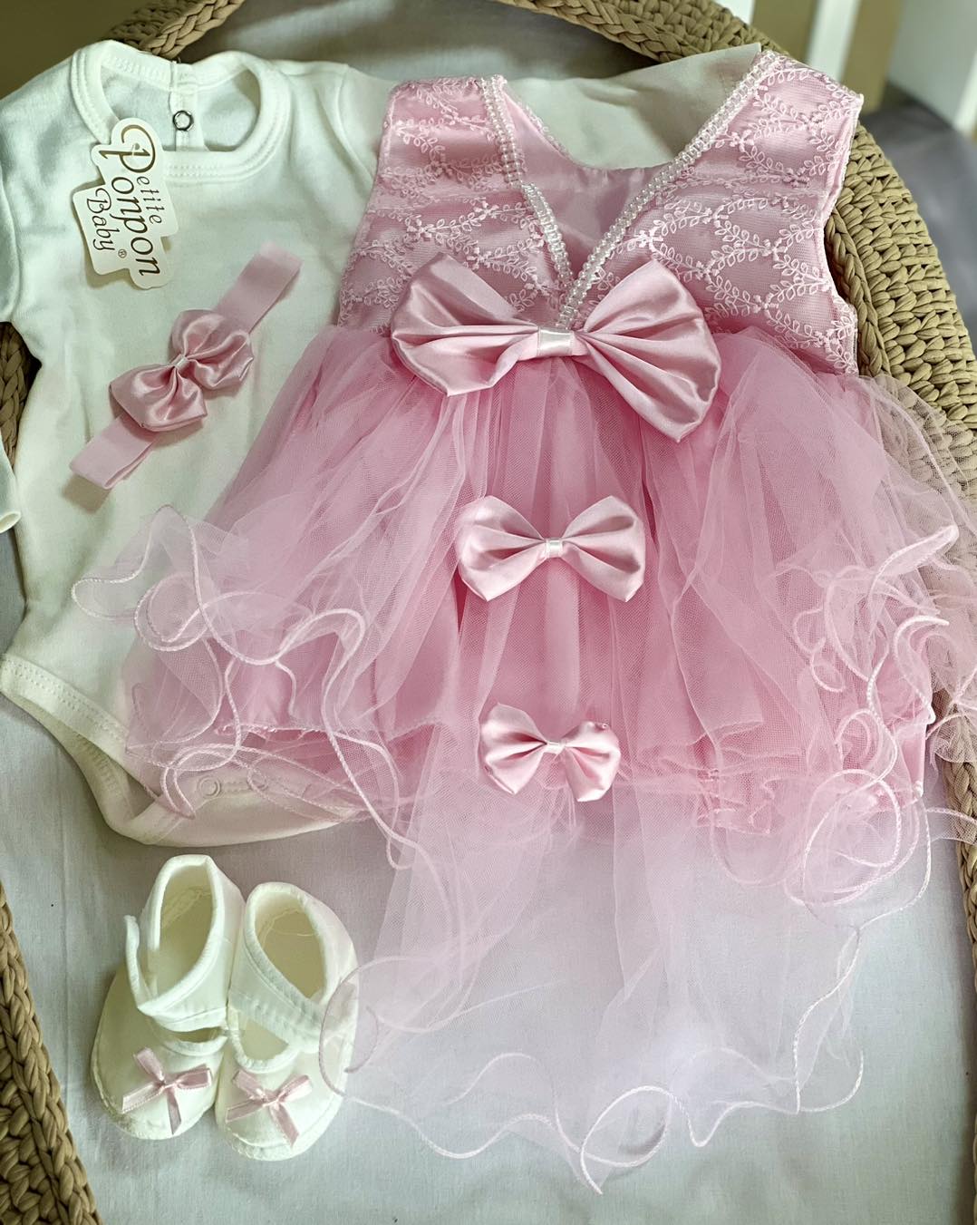 Svečani set za djevojčice, Pink