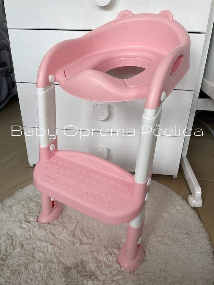 Adapter za WC sa stepenikom, Pink