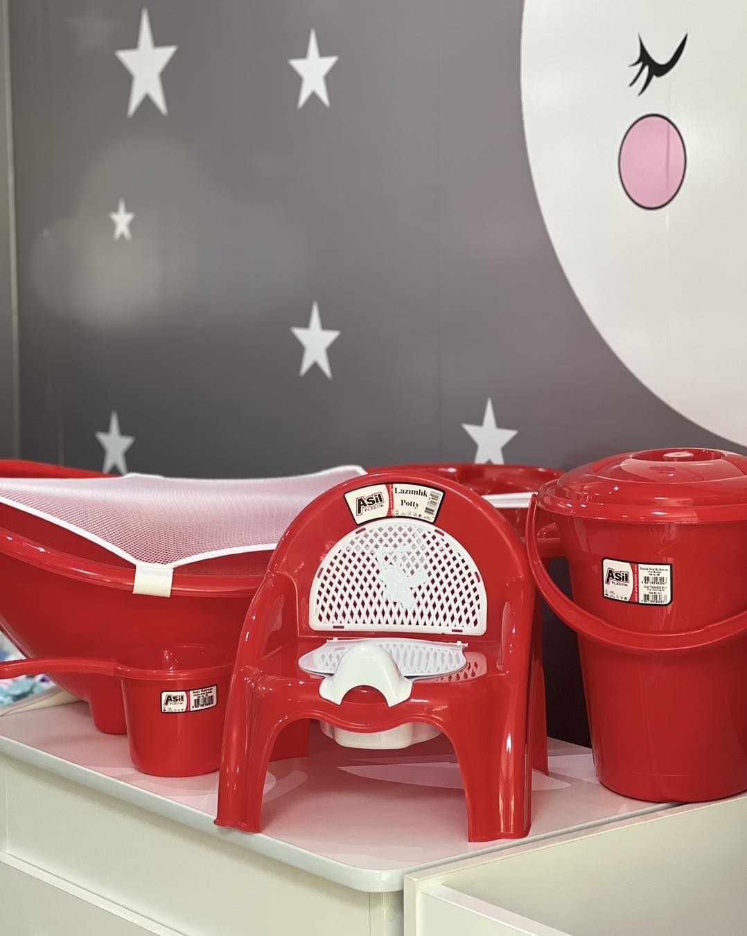 Set za kupanje 5/1, Crveni