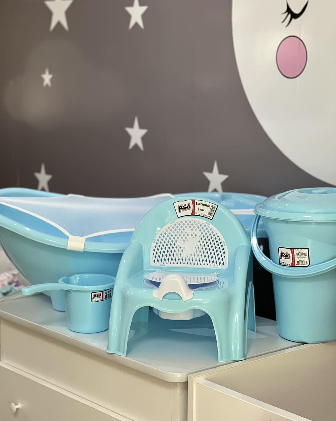 Set za kupanje 5/1, Plavi