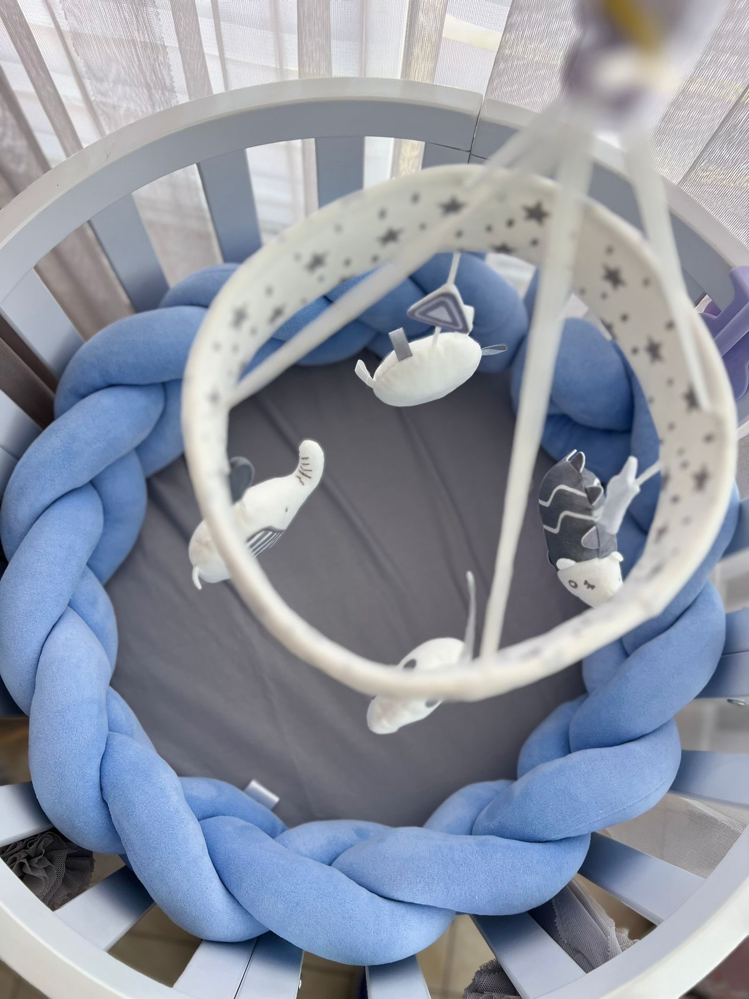 Pletenica 180 cm, Blue