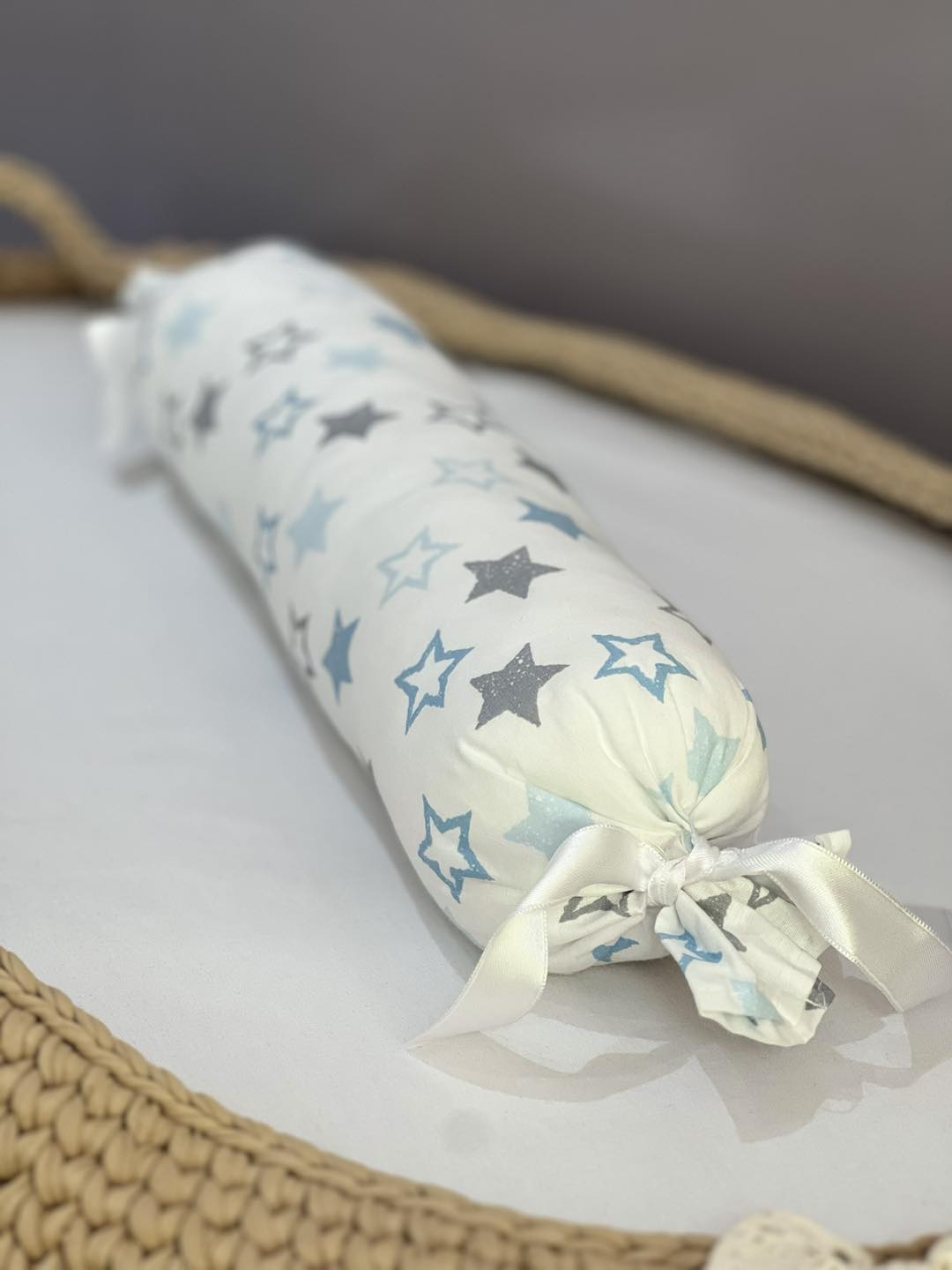 Nano ukrasni jastuk valjak, Blue Stars