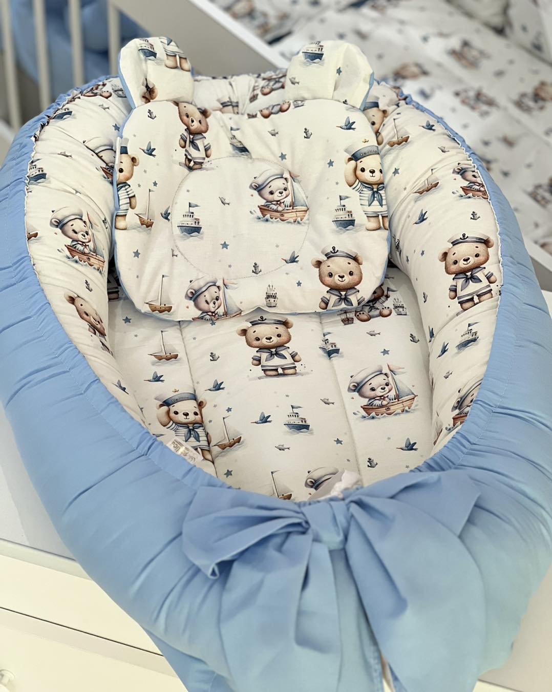 PČELICA BABY GNIJEZDO/sailor teddy,blue