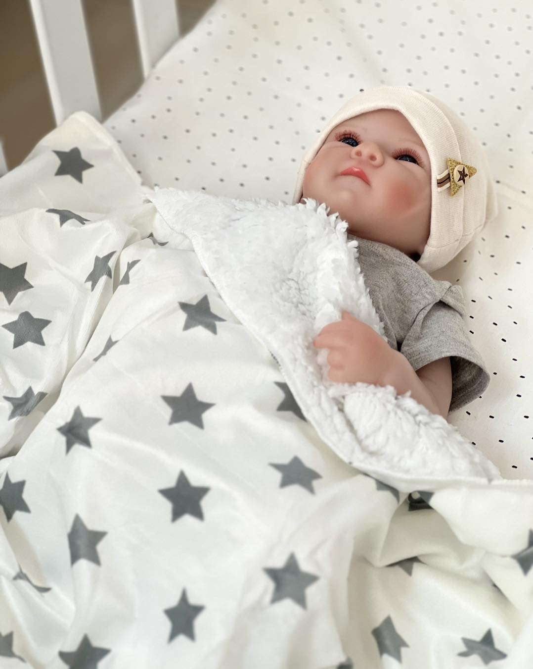 Dekica za bebe, White/Stars