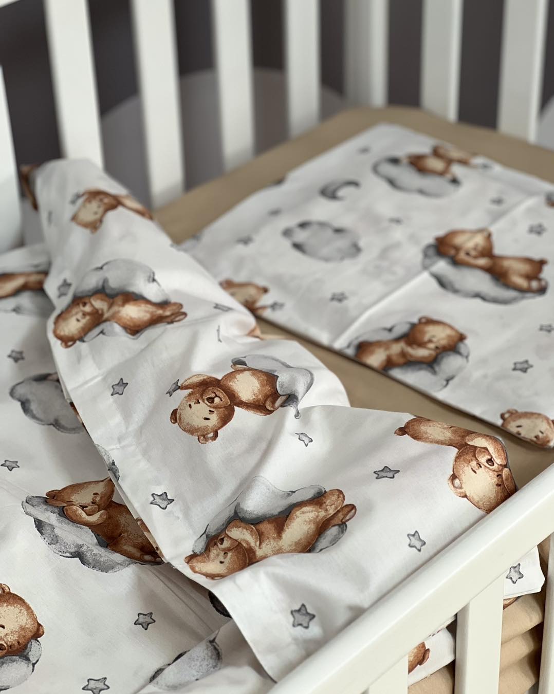 Set posteljine, Medo/Bež