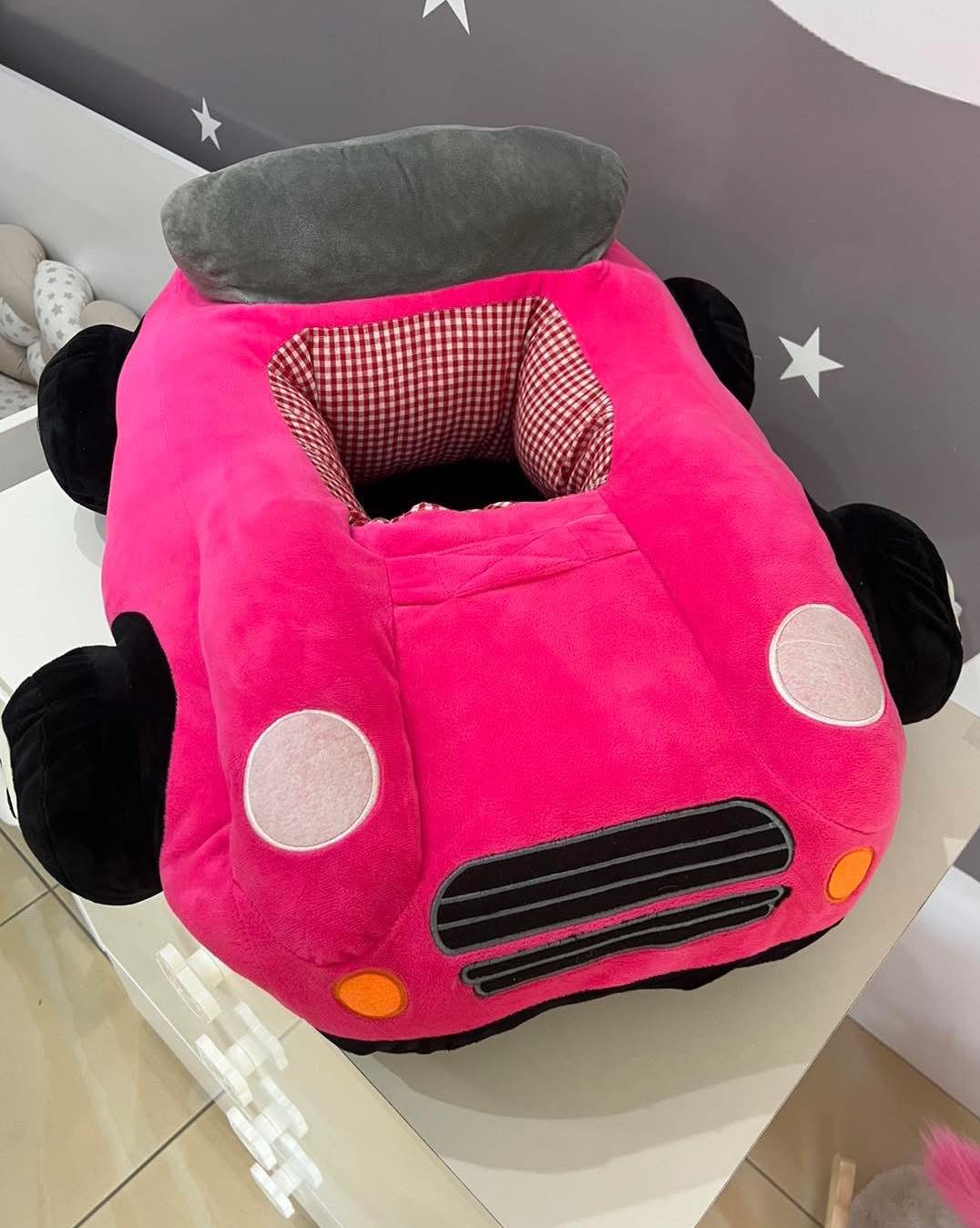 Plišana sjedalica auto Pink