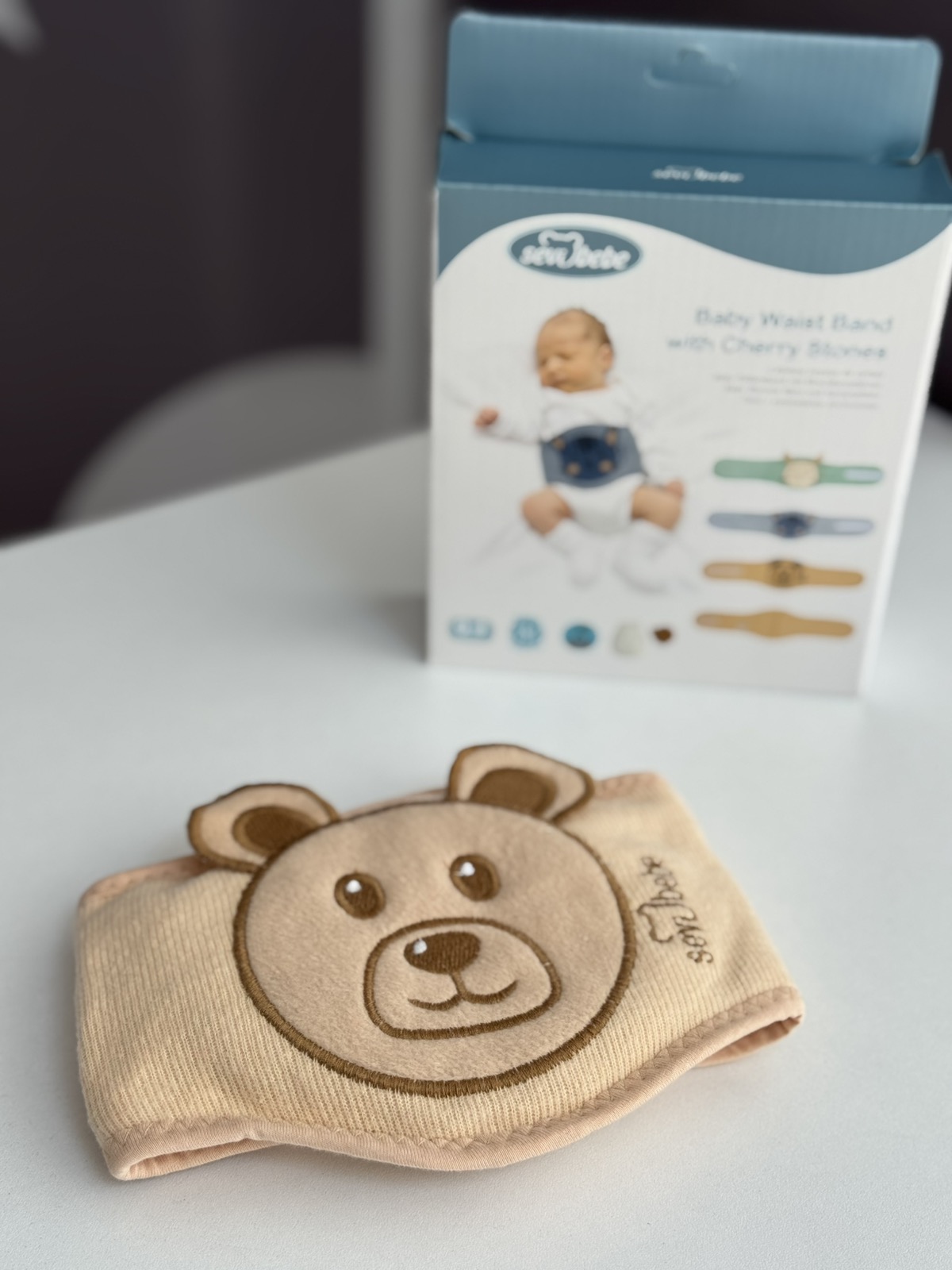 Baby pojas sa košticama od trešanja / Brown