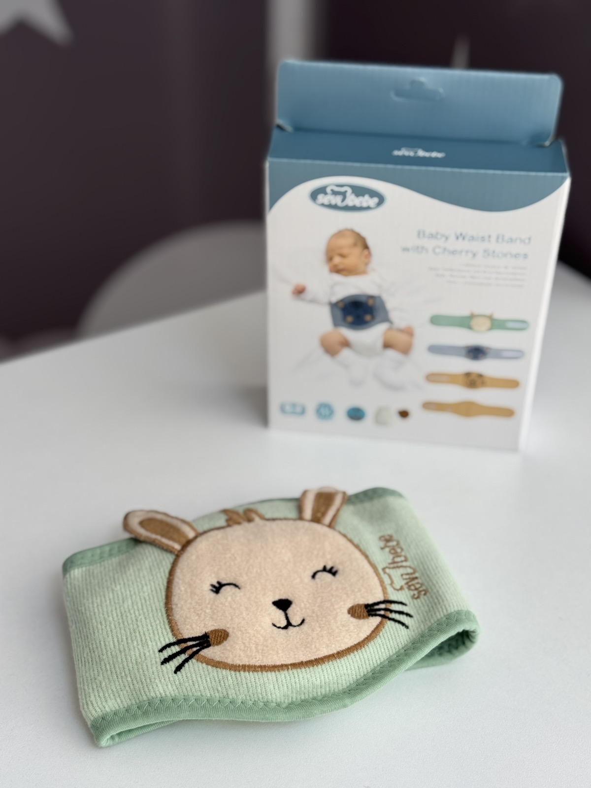 Baby pojas sa košticama od trešanja / Green