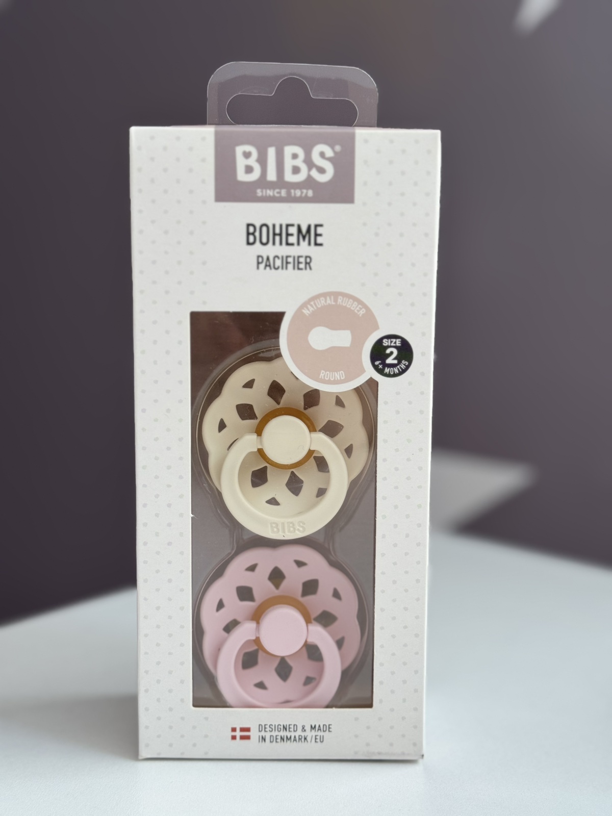 Duda BIBS / Rose and Vanilla vel.2