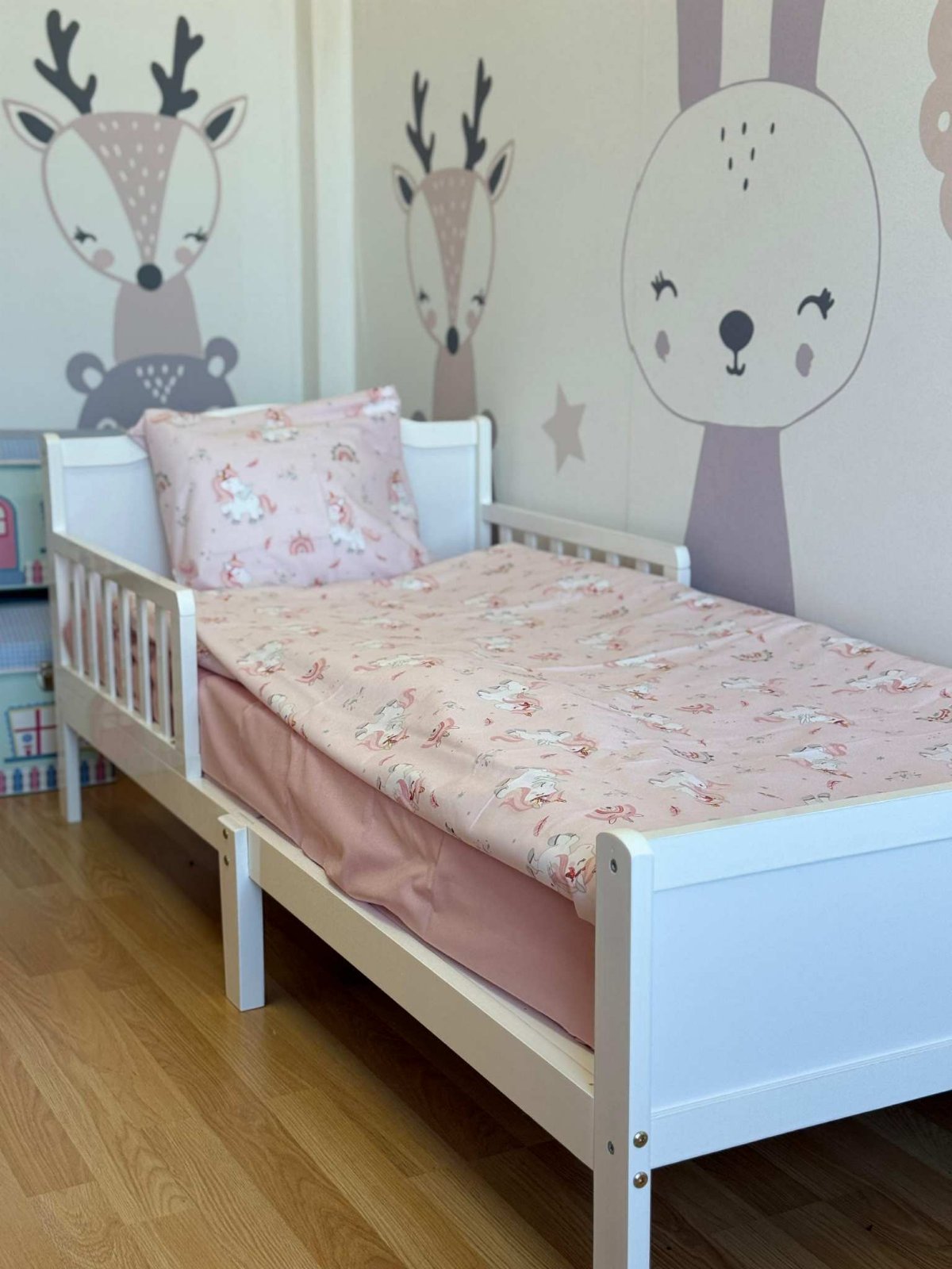 Dječija posteljina 3/1 / Pink Unicorn