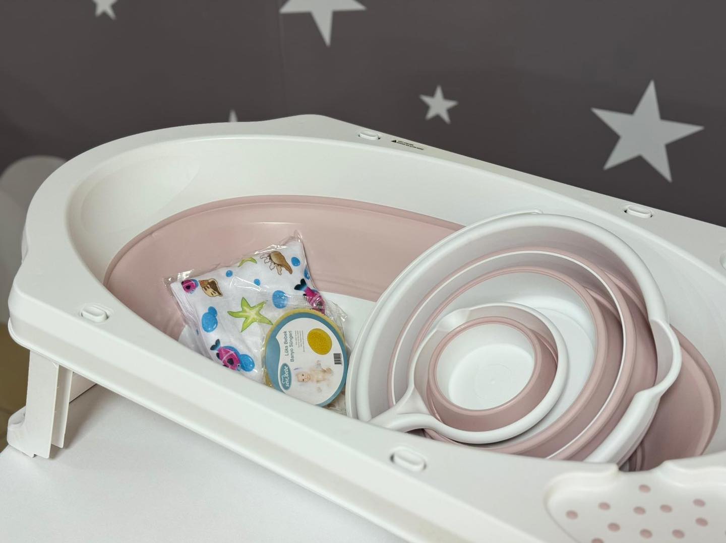 Sklopivi set za kupanje / Pink