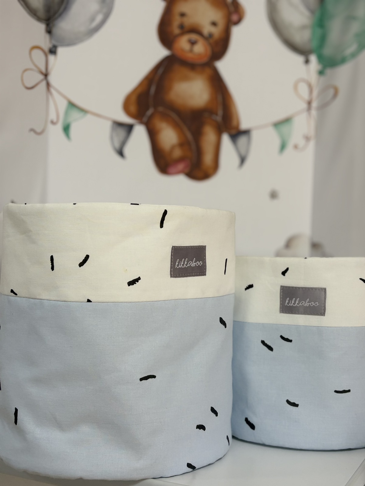 KIKKA BOO SET KOŠARA ZA POHRANU/blue