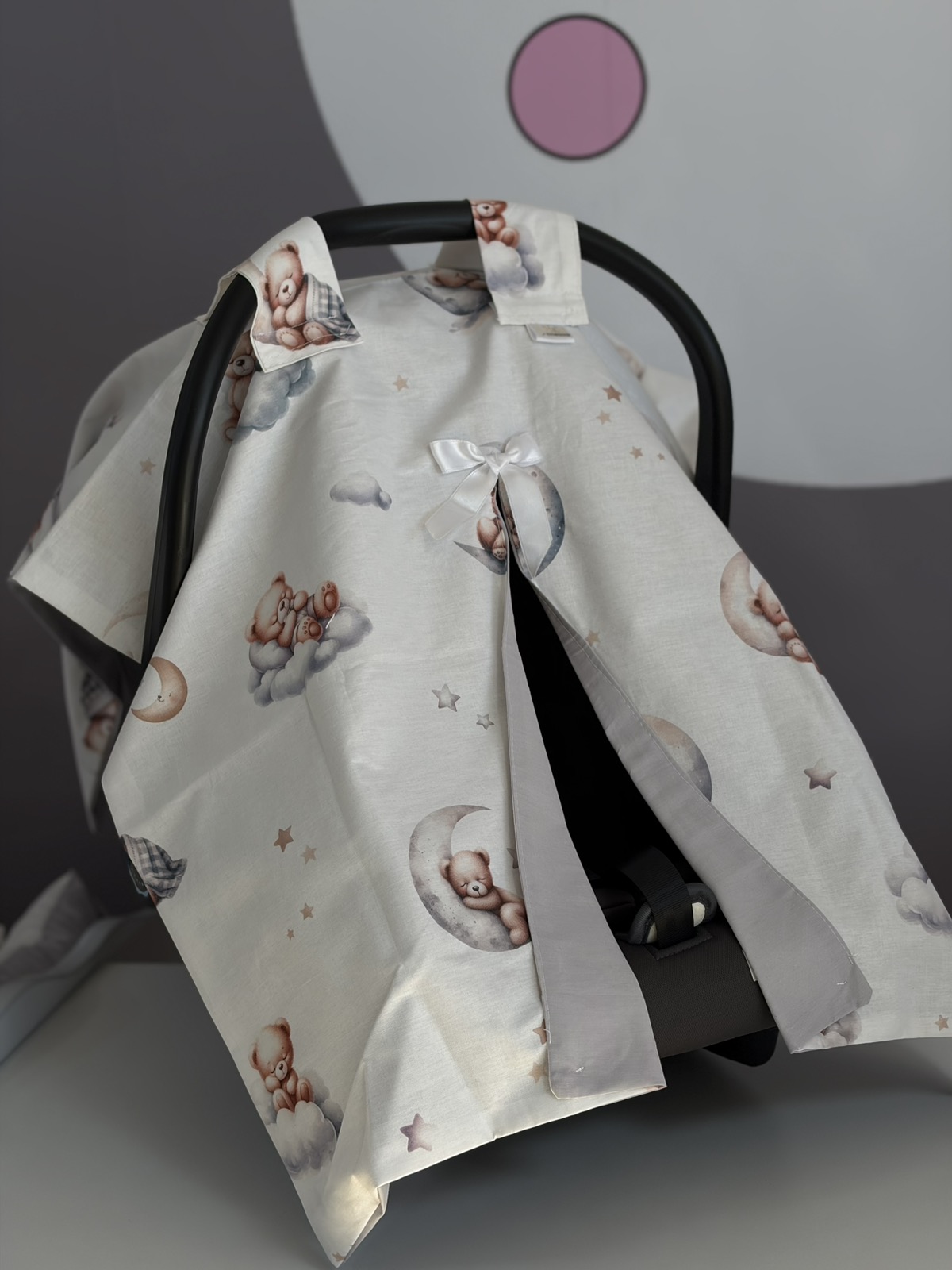 PČELICA PREKRIVAČ ZA NOSILJKU/bear,gray