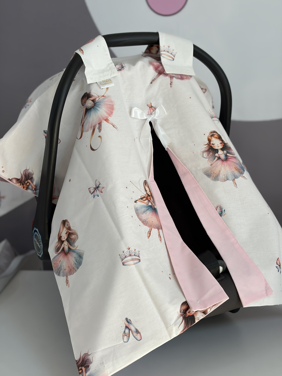 PČELICA PREKRIVAČ ZA NOSILJKU/little balerina,pink