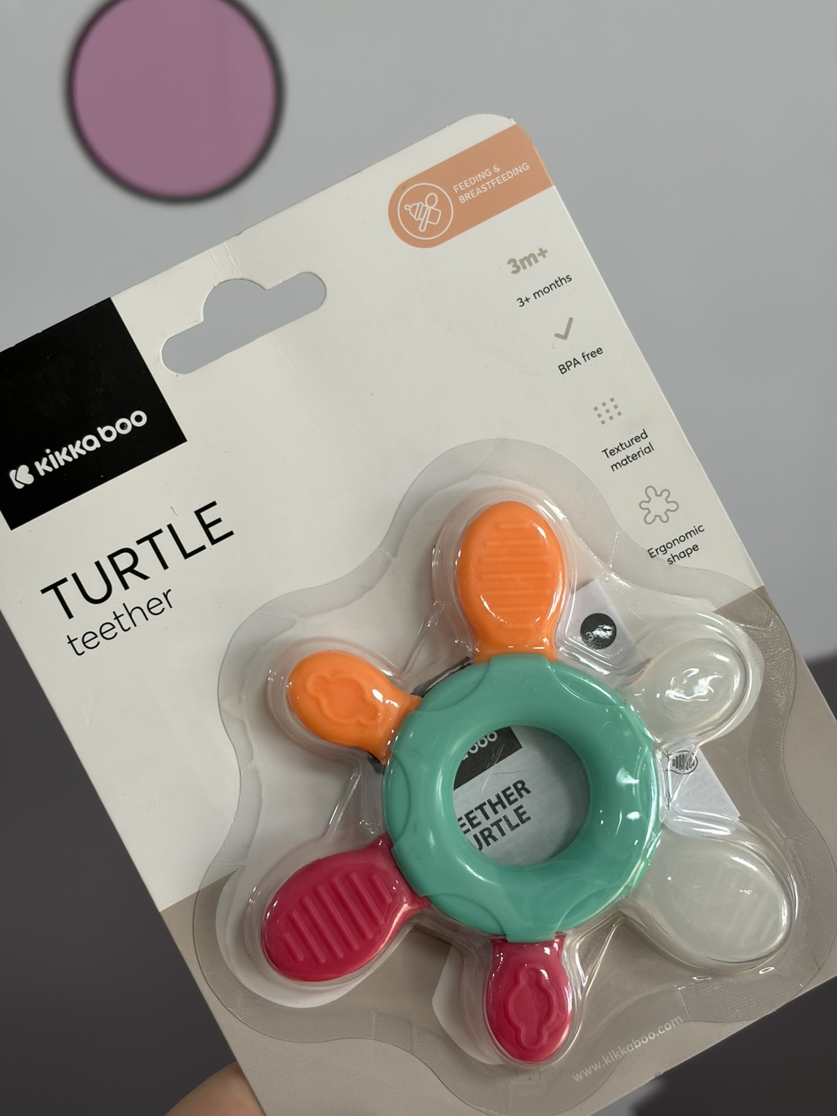 KIKKA BOO GLODALICA/kornjača sa grickalicama