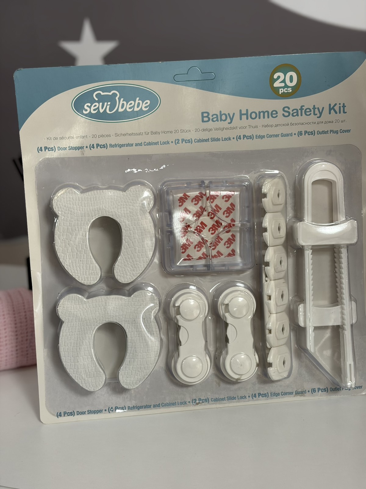 SEVI BEBE KOMPLET SIGURNOSNIH DODATAKA ZA DOM I ZA  BEBE