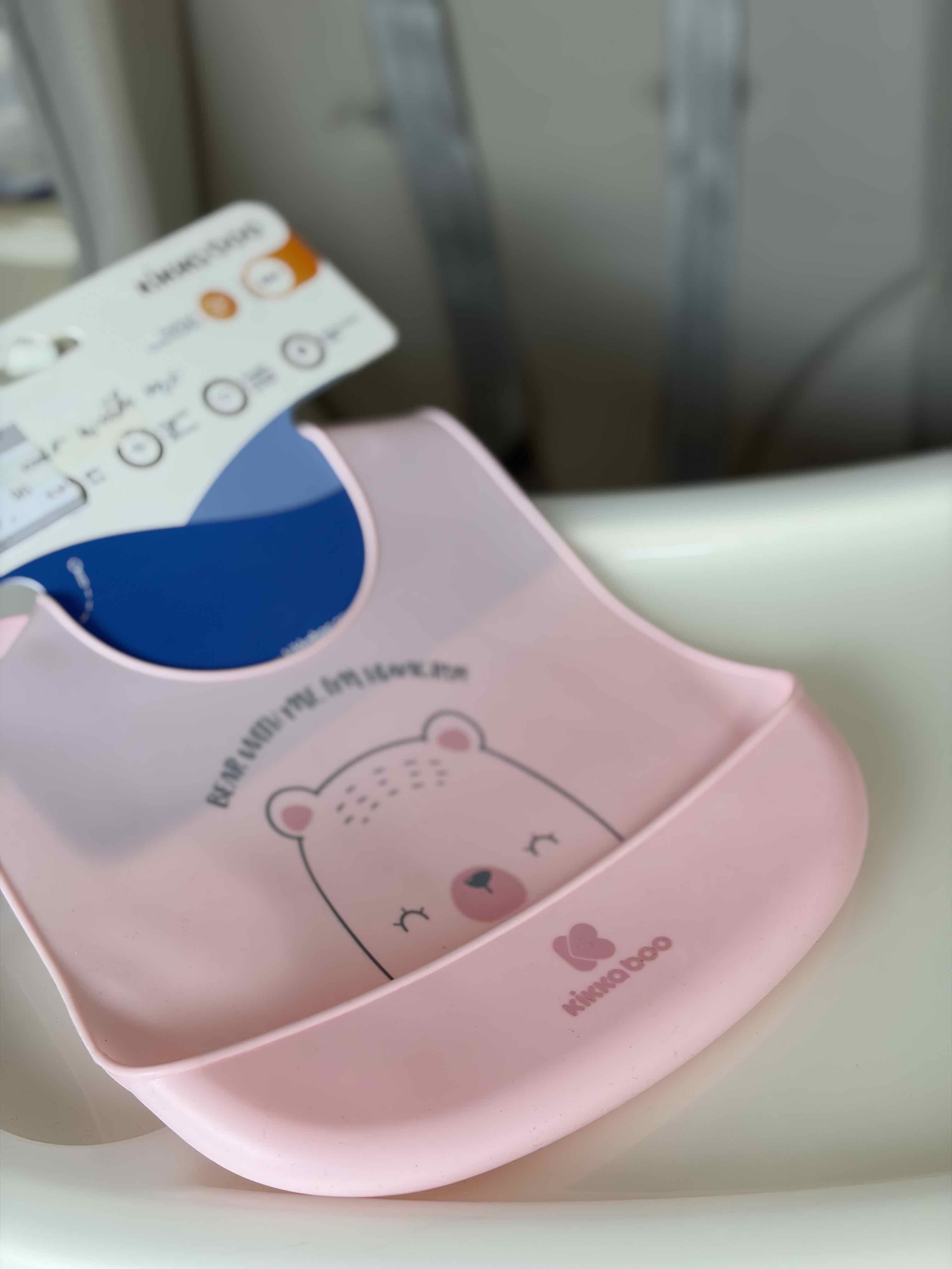 KIKKA BOO SILIKONSKI SIPERAK/ bear with pink