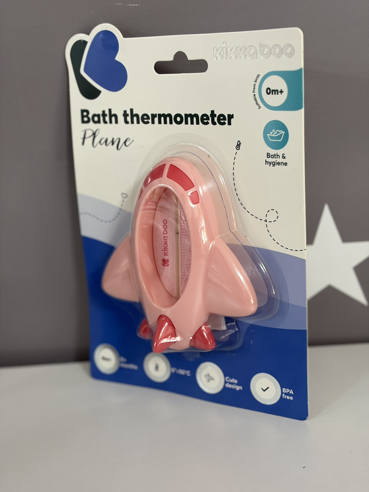 KIKKA BOO TERMOMETAR/ plane,pink