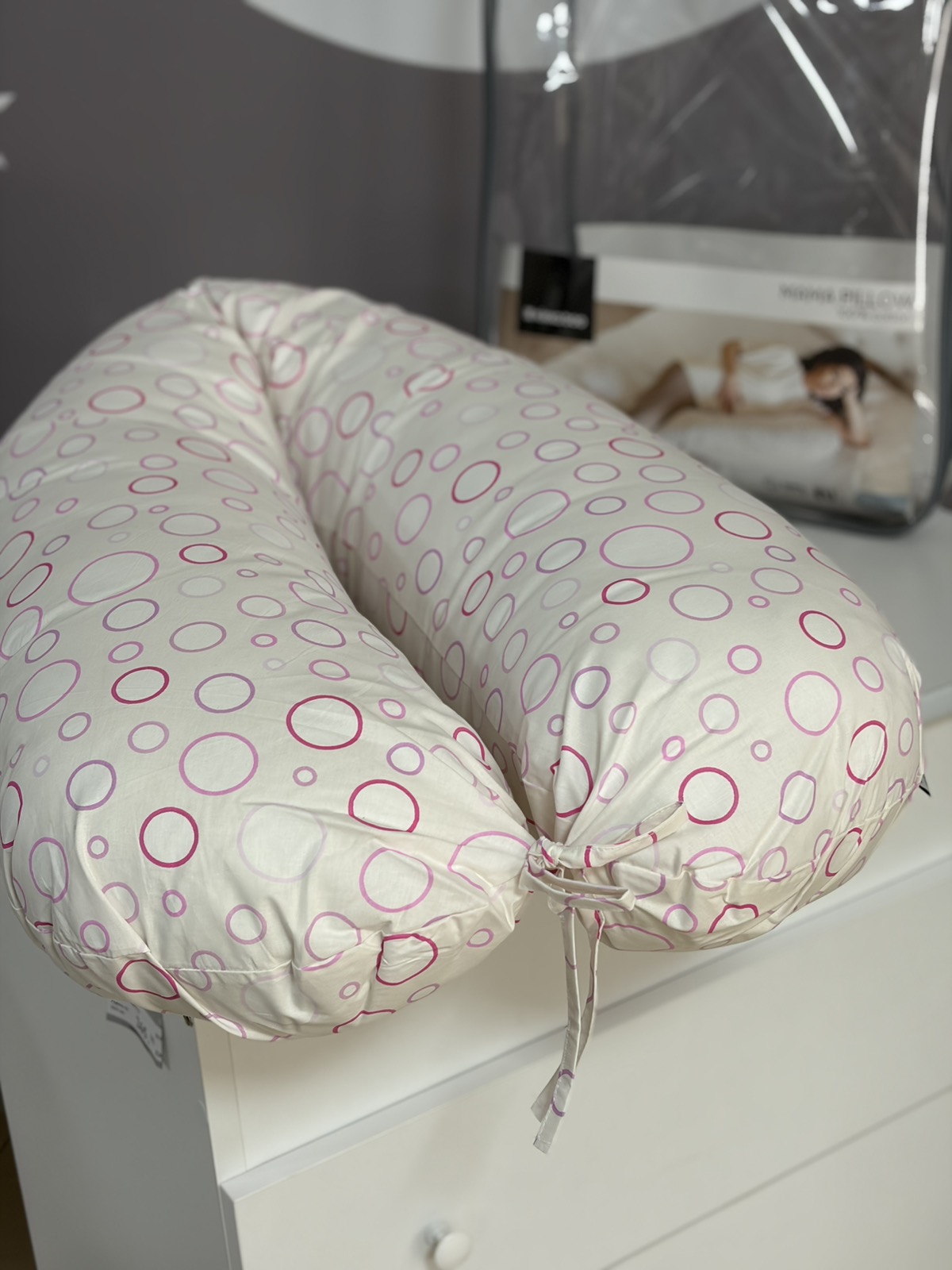 KIKKA BOO MAMA JASTUK PINK CIRCLES