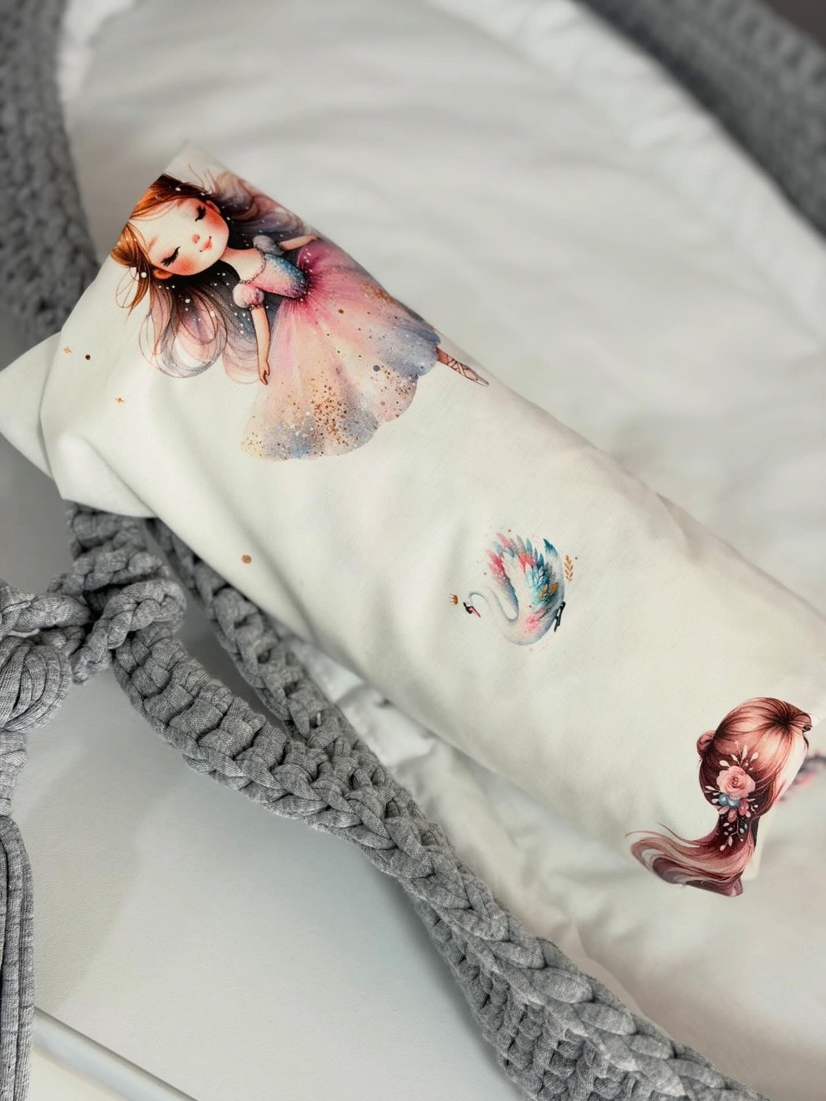 PČELICA PLAHTA NA GUMU/ little balerina,pink 160*70