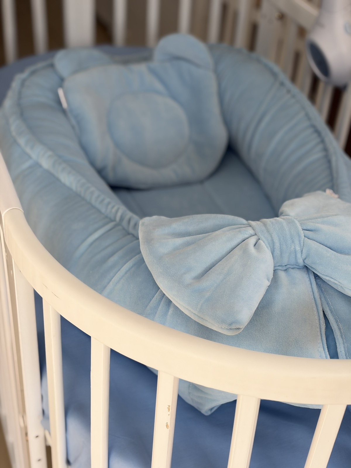 PČELICA PLIŠANO BABY GNIJEZDO/baby blue