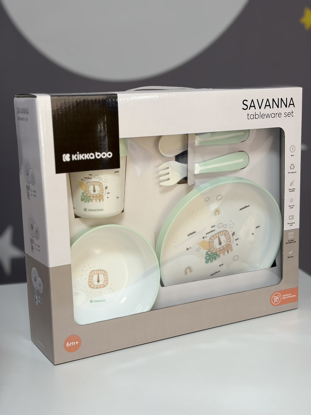 KIKKA BOO POSUĐE SET SAVANNA/mint