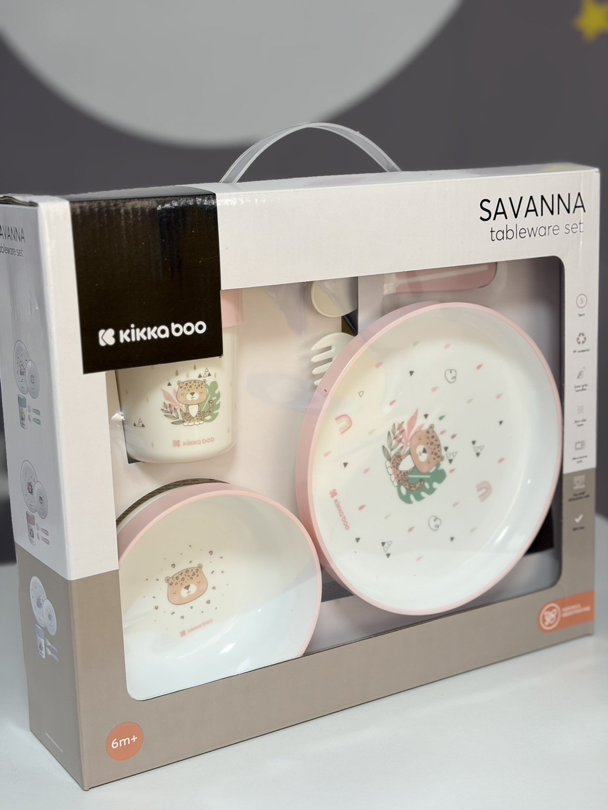KIKKA BOO POSUĐE SET SAVANNA/pink