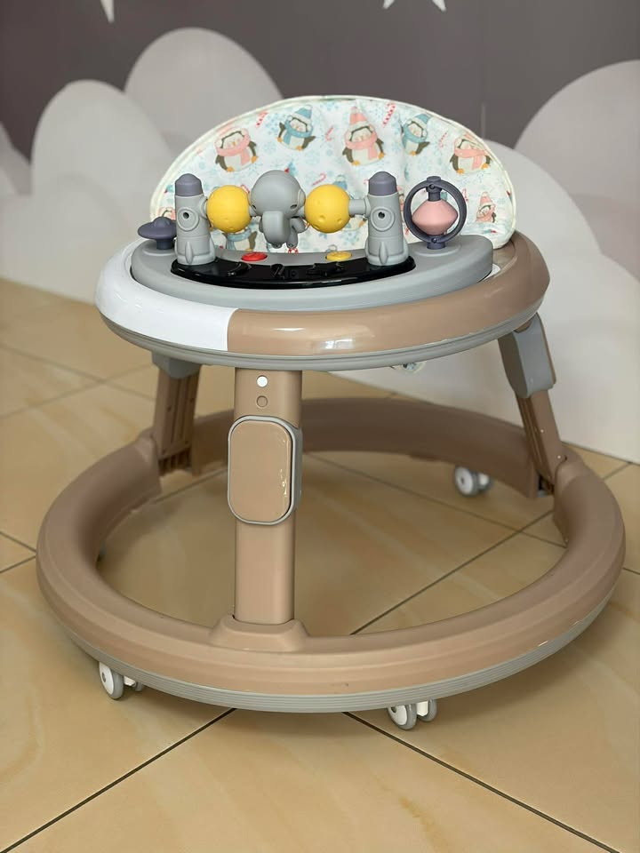 Pčelica okrugla hodalica klasik/Winter penguins,brown