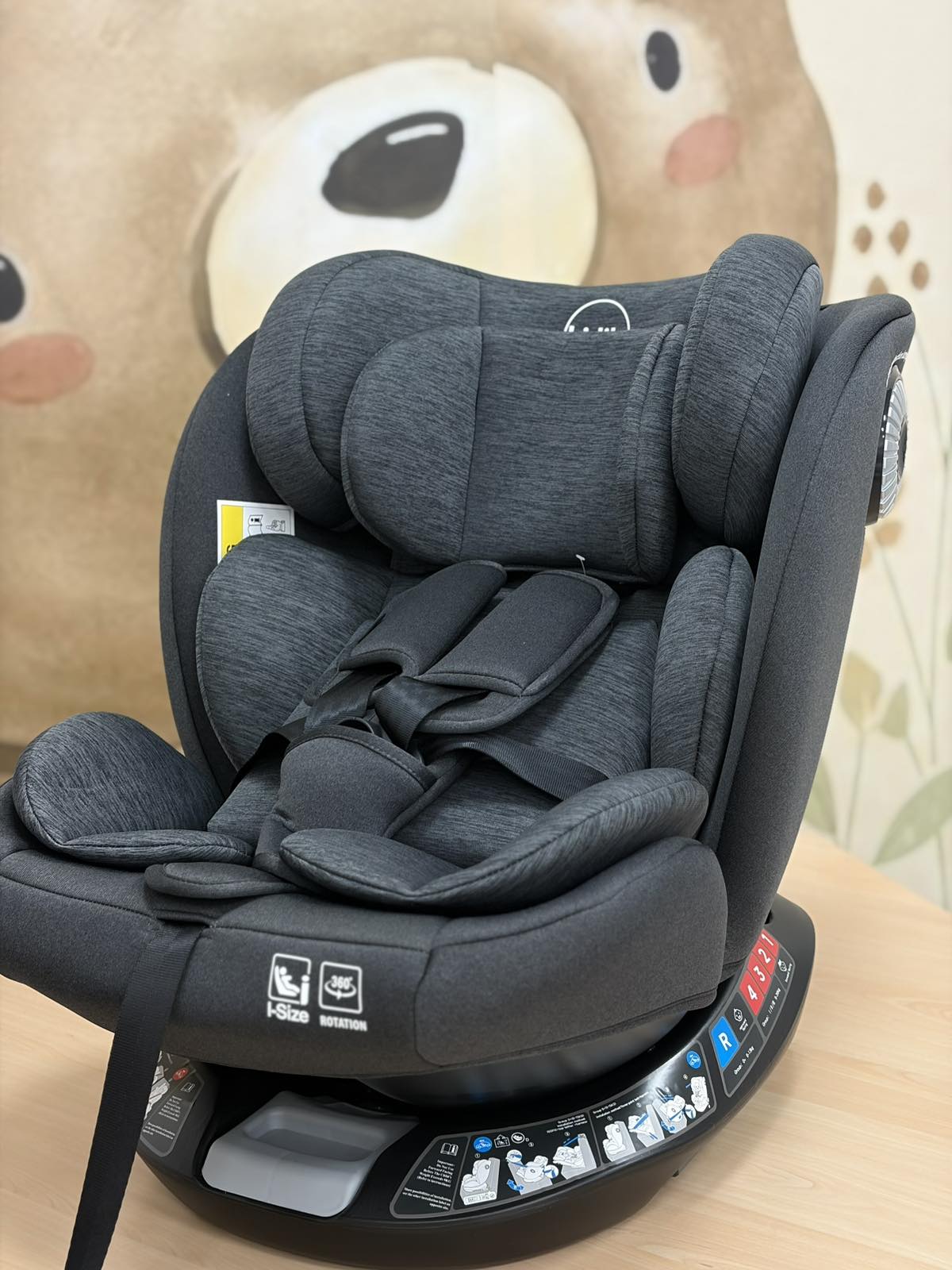 Pčelica Kidilo autosjedalica, Dark Grey
