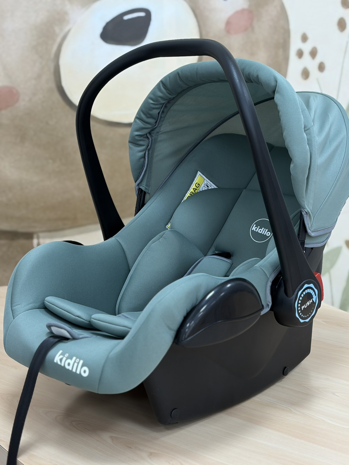 Kidilo autosjedalica/nosiljka 0-18 kg, Mint