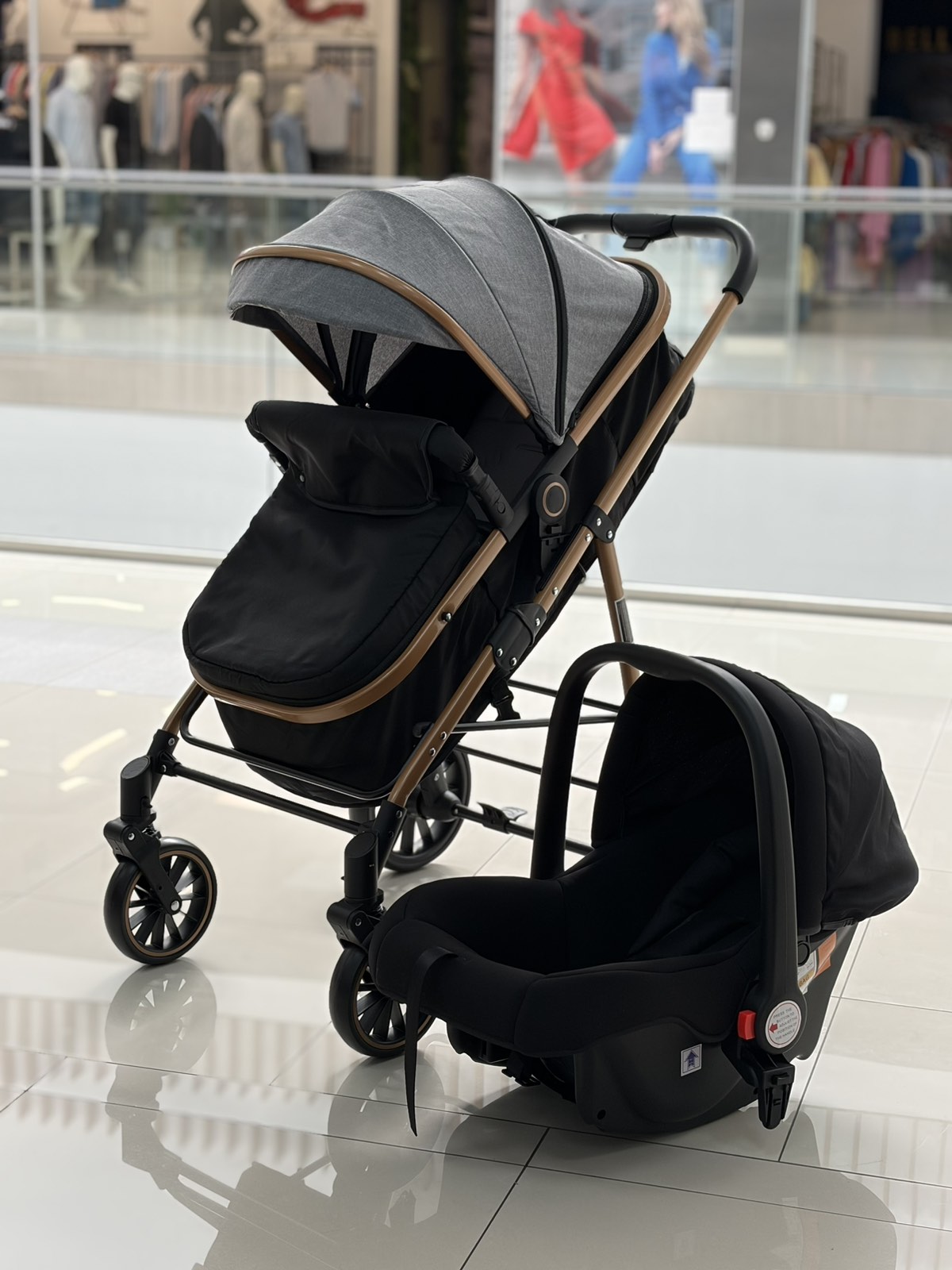 Kolica za bebe 3/1, Grey