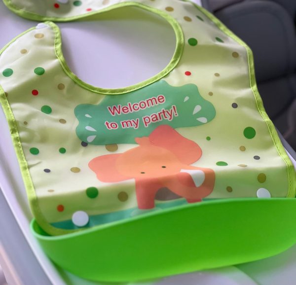 Siper za bebe sa odvojivim sakupljačem hrane, Zeleni