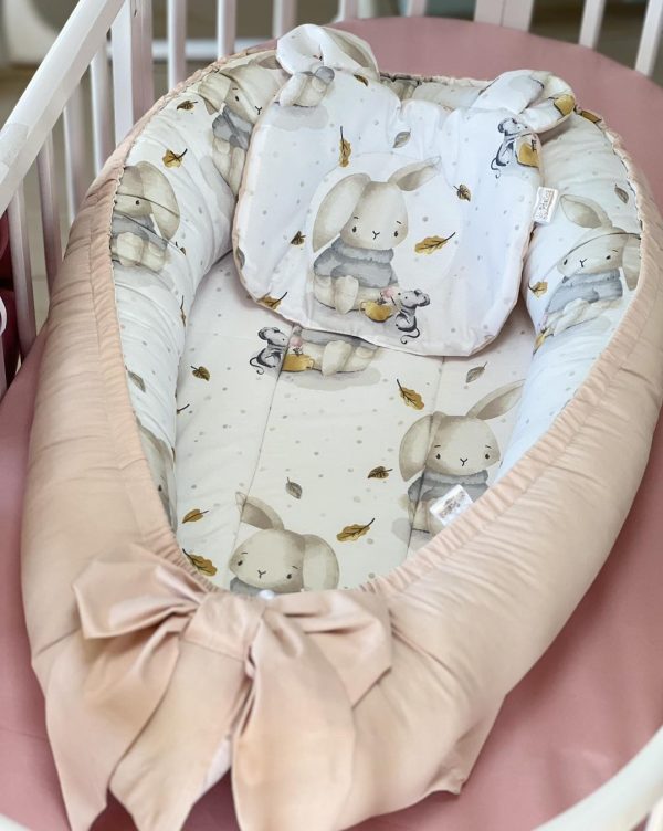 Gnijezdo za bebe, Bunny/Beige