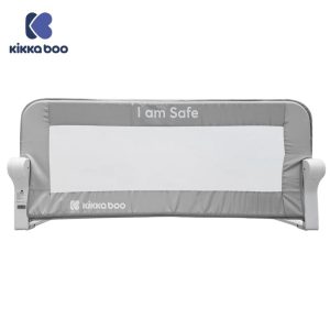 Kikka boo "I am safe" zaštitna ograda za krevet 102 cm, Grey