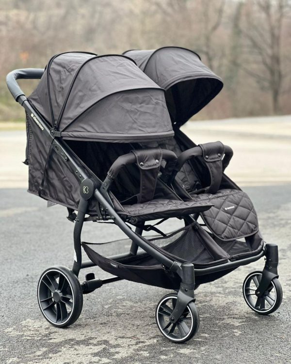 Kolica za blizance Kikka boo Happy 2, Black