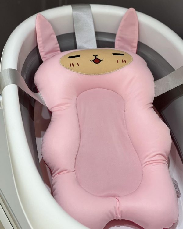 Sklopiva kadica sa podlogom za kupanje, Roze