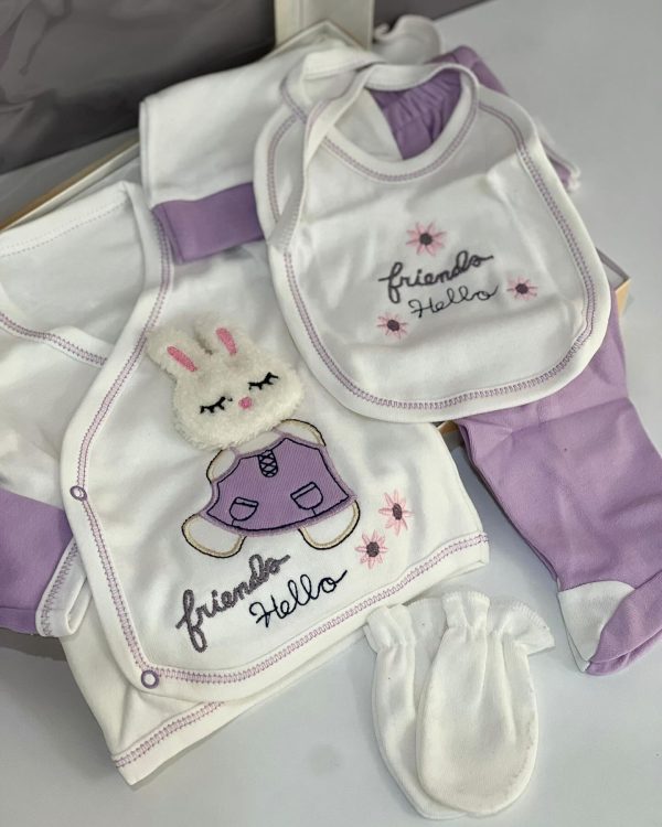 Esa set odjeće 5/1, Purple/Bunny