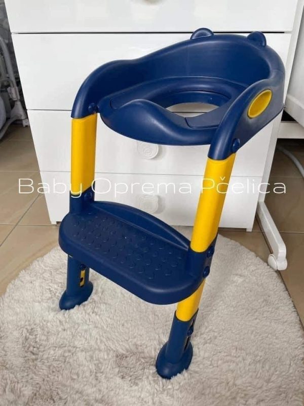 Adapter za WC sa stepenikom, Dark Blue/Yellow