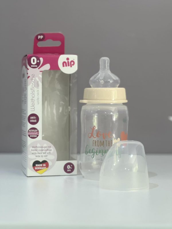 Nip flašica široko grlo, 260 ml, vel. 0+, flow M, unisex