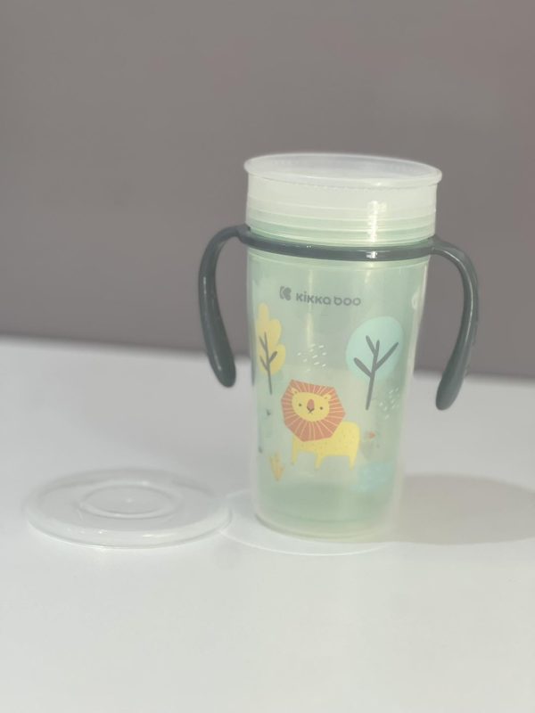 Kikka boo čaša nepropusna, 360 stepeni, 300 ml, Mint