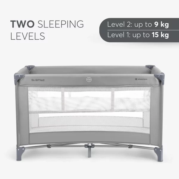 Kikka boo vikend krevet So Gifted, 2 nivoa, Grey