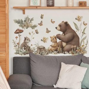 Zidne naljepnice, Forest animals